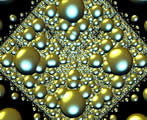 frac 3d gold bubble