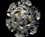 Image fractale 3D le chercheur d'or